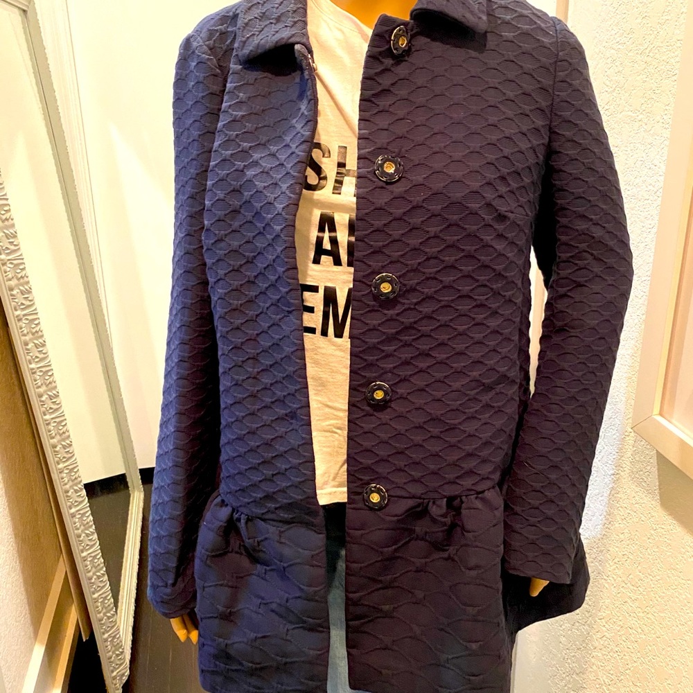 Red Valentino peplum coat